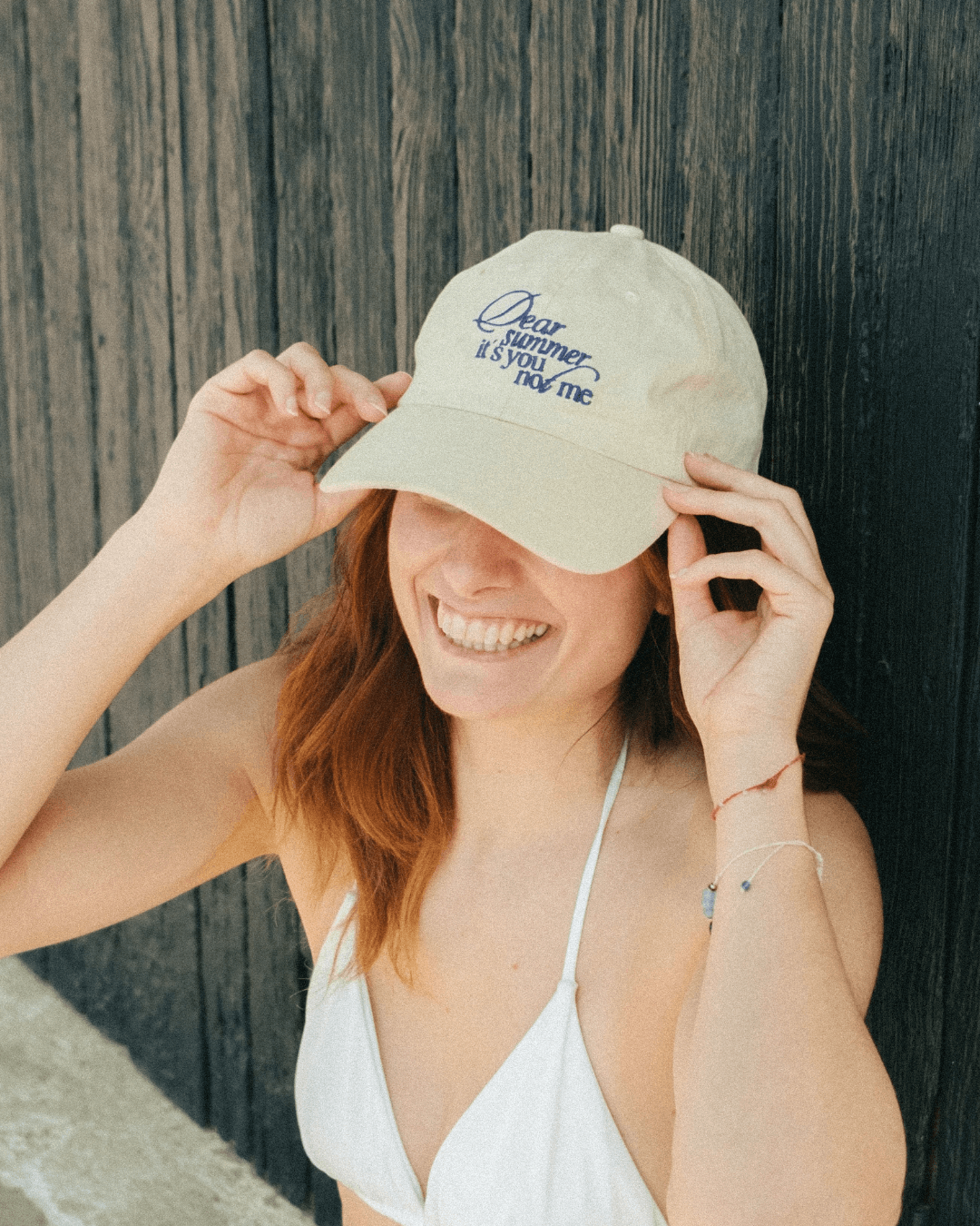 Gorra: Dear summer - beige