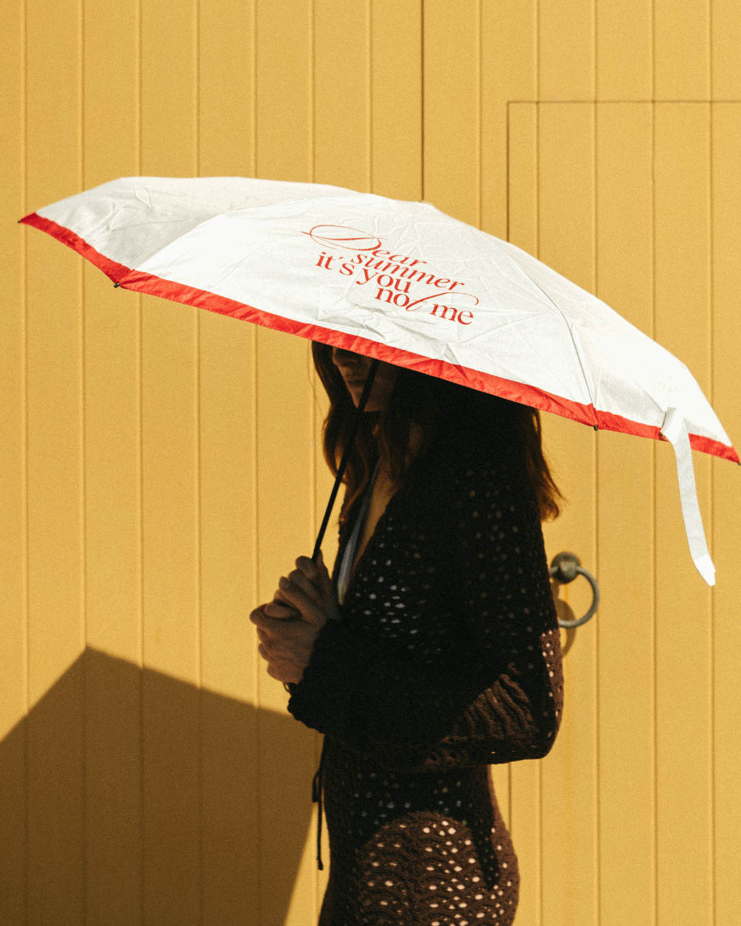 Paraguas solar: dear summer - red