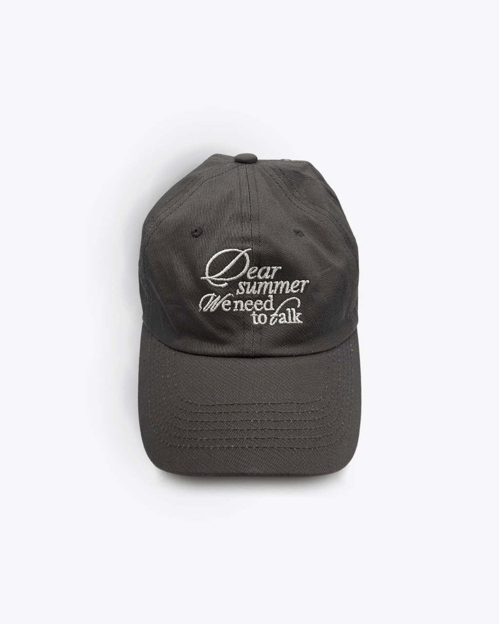 Gorra: We need to talk - Grey