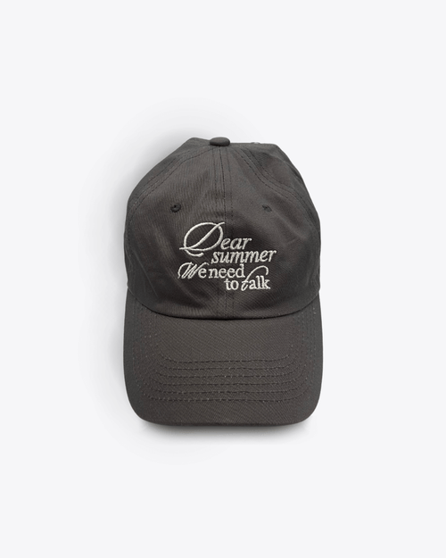 Gorra: We need to talk - Grey