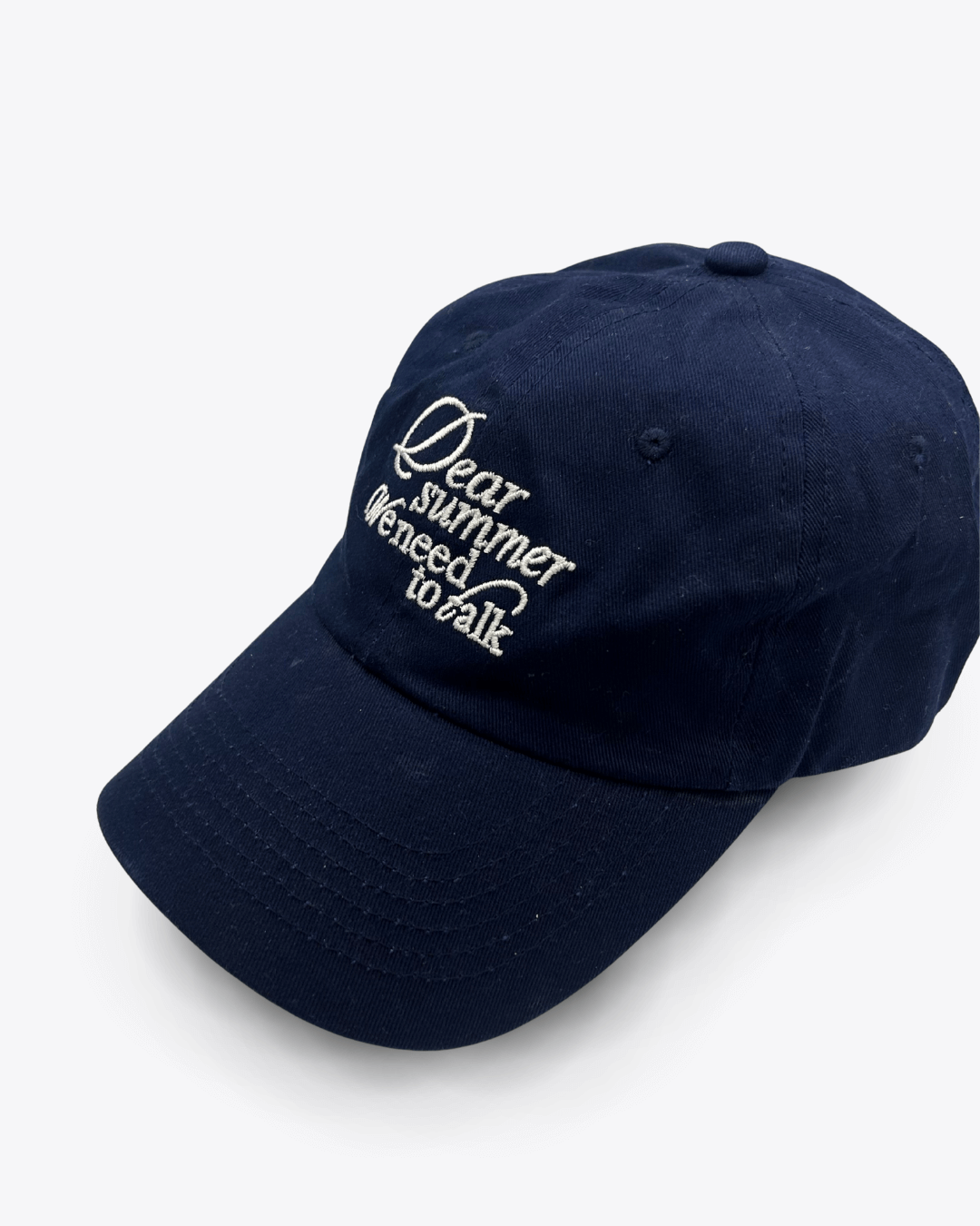 Gorra: we need to talk - blue