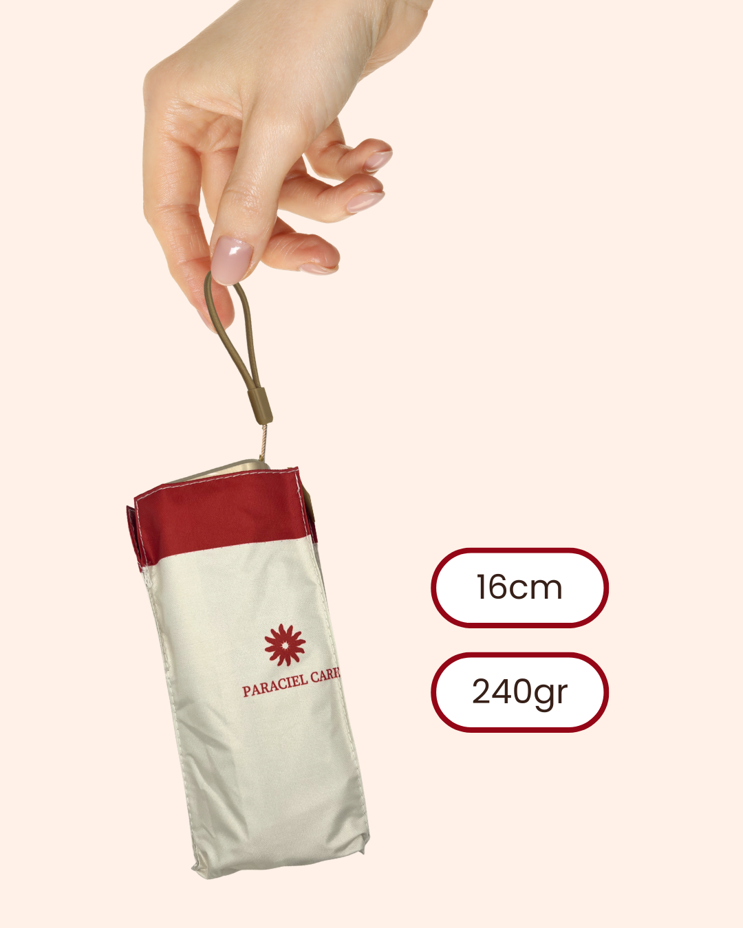 Paraguas solar: dear summer - red