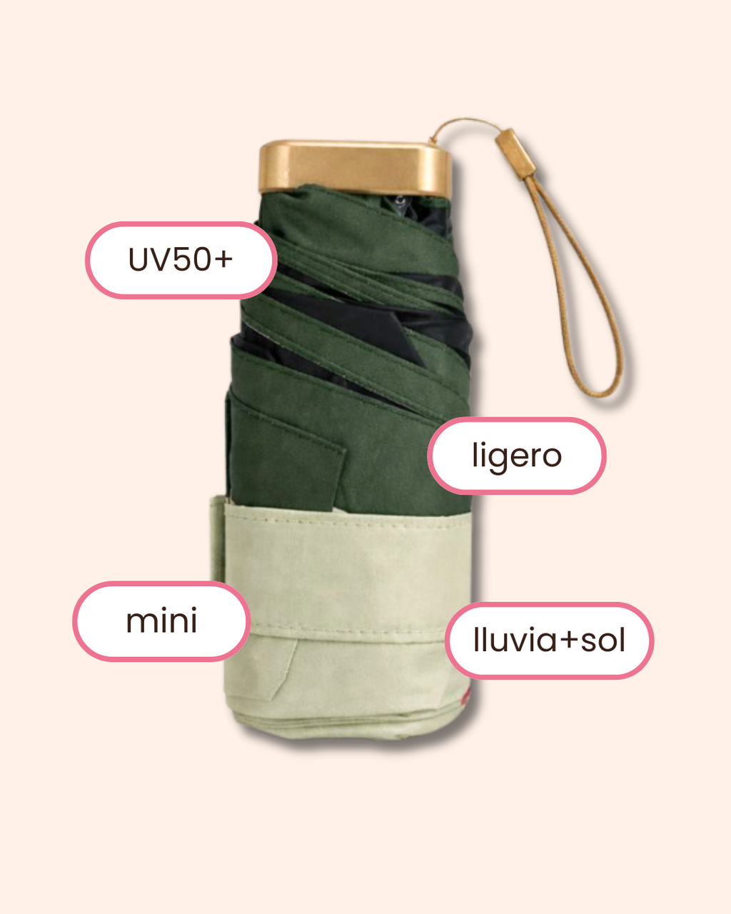 Paraguas solar - Dear summer: green